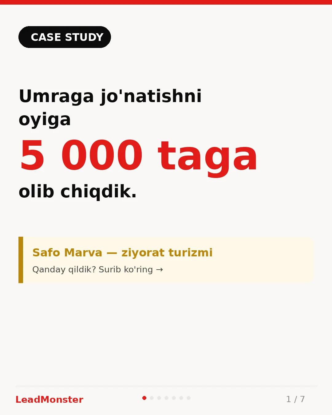 Safo Marva keysi — 1-slayd