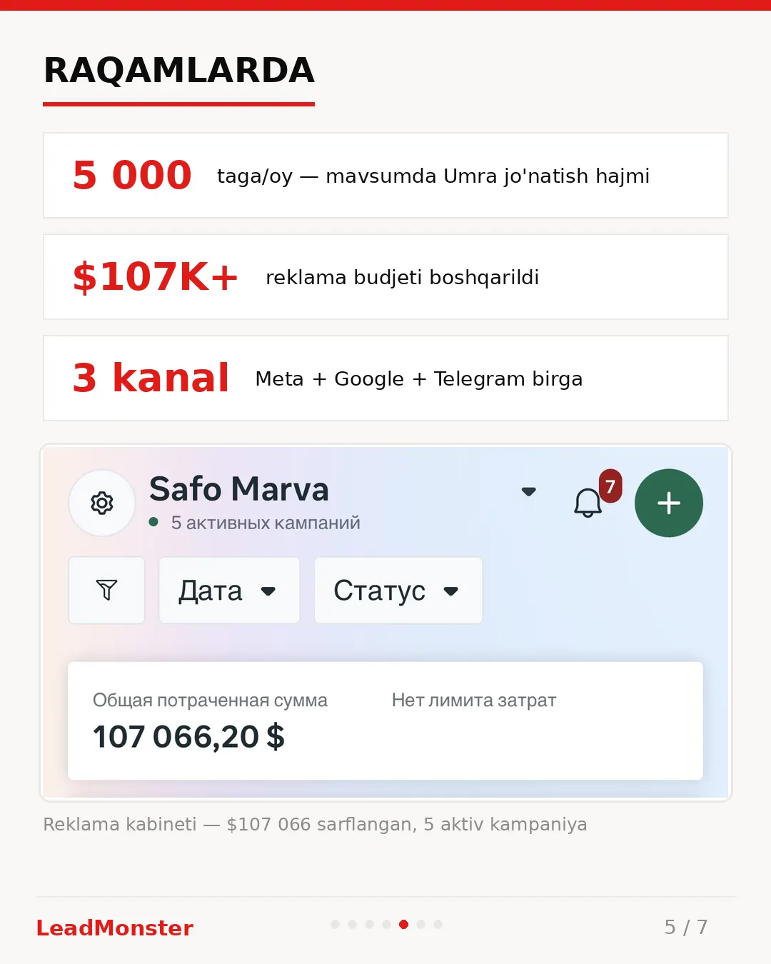Safo Marva keysi — 5-slayd